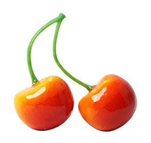 10 Pairs Artificial Fruit Cherries Fake Fruits Simulation Lifelike Cherry [A]