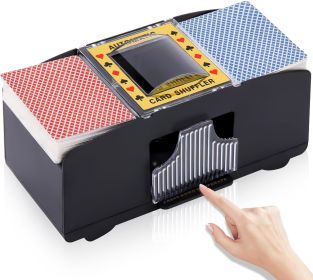 Automatic Card Shuffler (Color: black)
